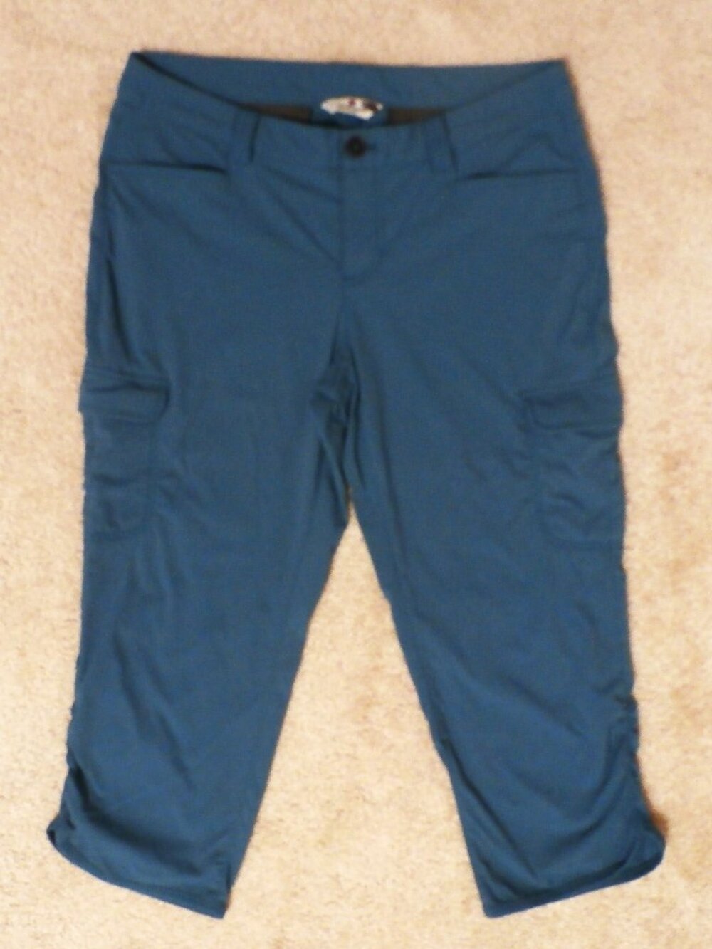 Women's WOOLRICH EST. 1830 Blue-Green Capris Size 8, Waist 32 Inches